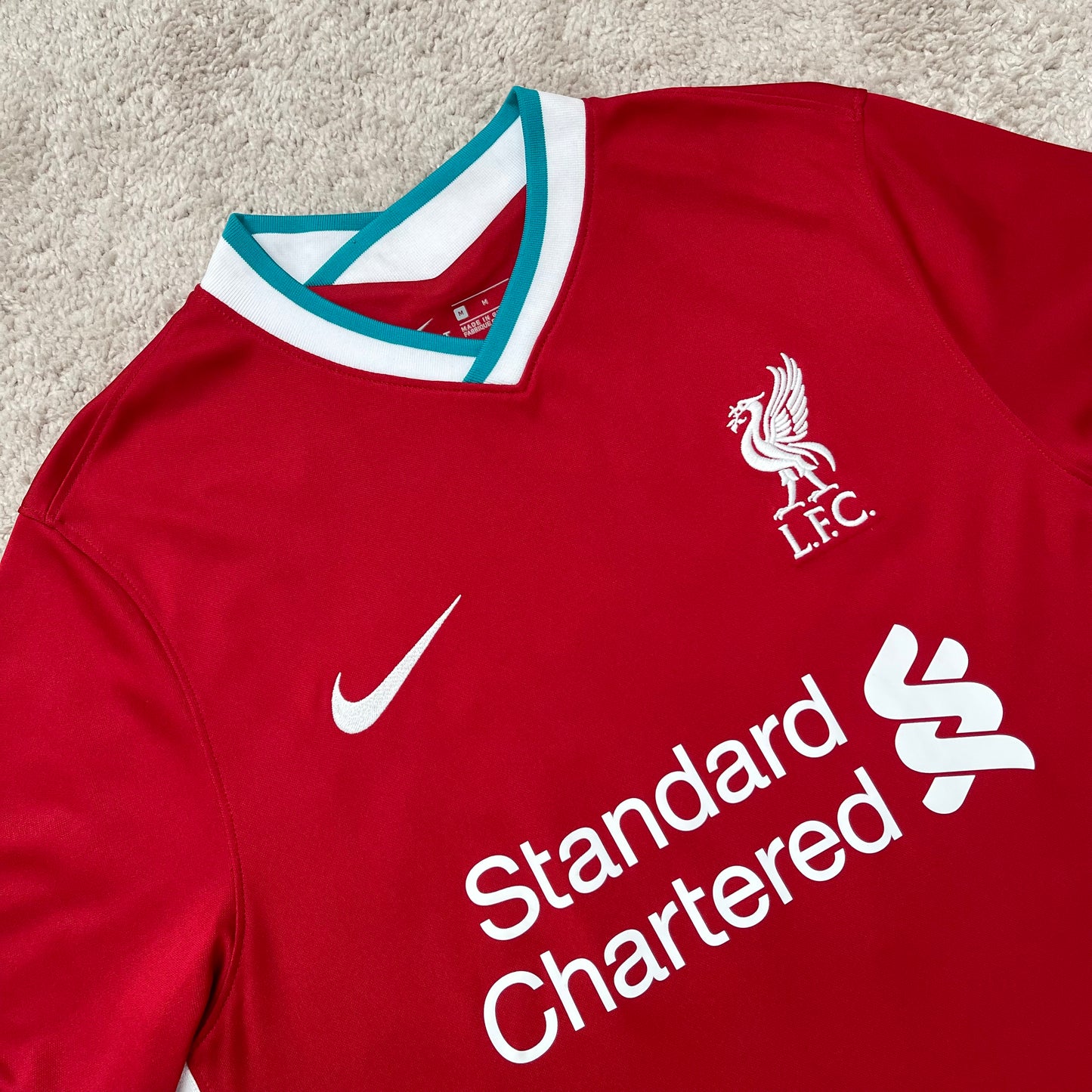 Liverpool 2020/21 home x Virgil Van Dijk #4 (M)