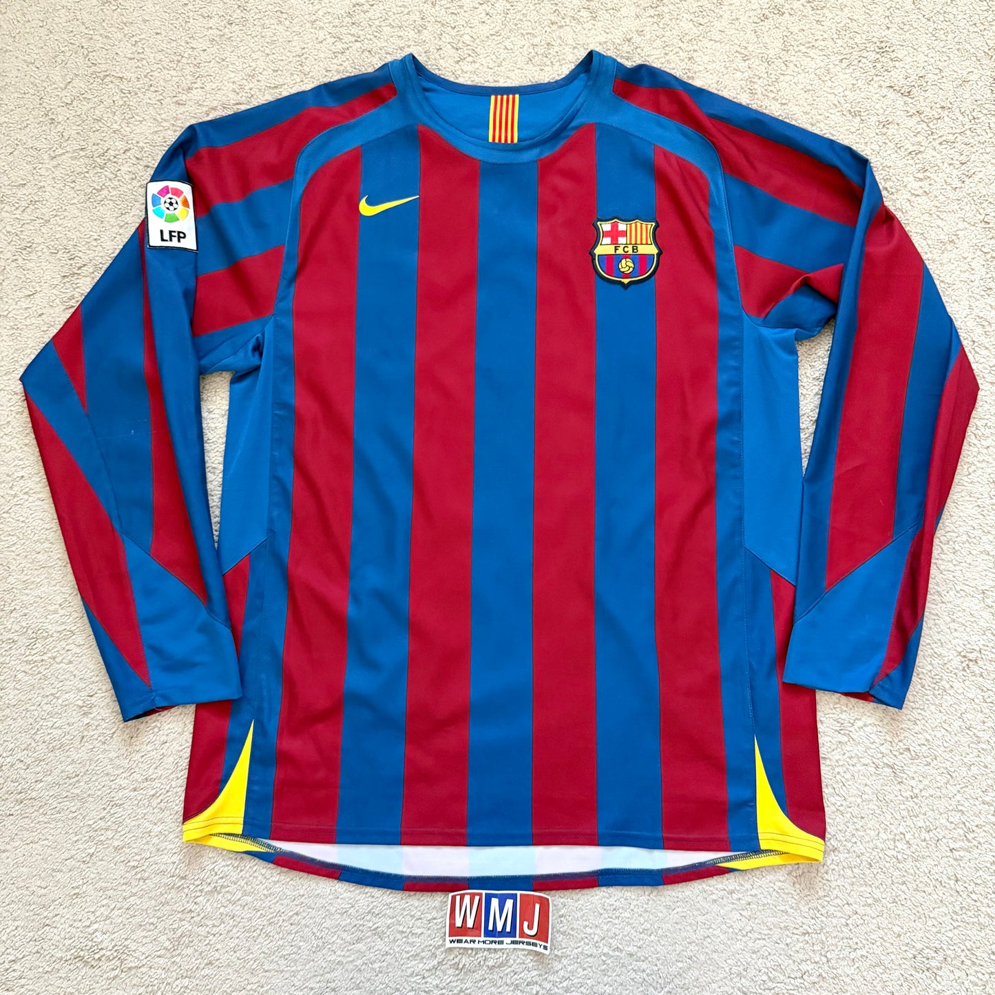 Barcelona 2005/06 home LONG SLEEVES x Rafa Marquez #4 (L)