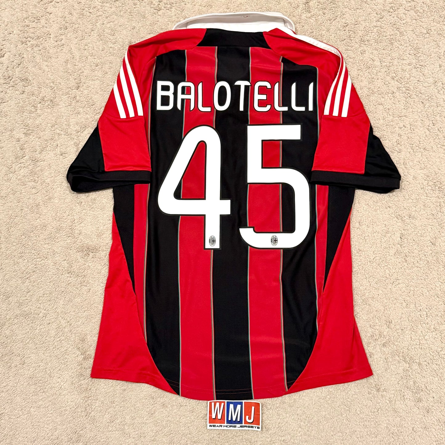 AC Milan 2012/13 home x Mario Balotelli #45 (M)