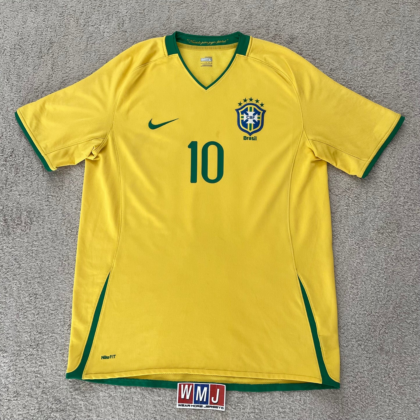Brazil 2008/2009/2010 home x Ronaldinho #10 (L)