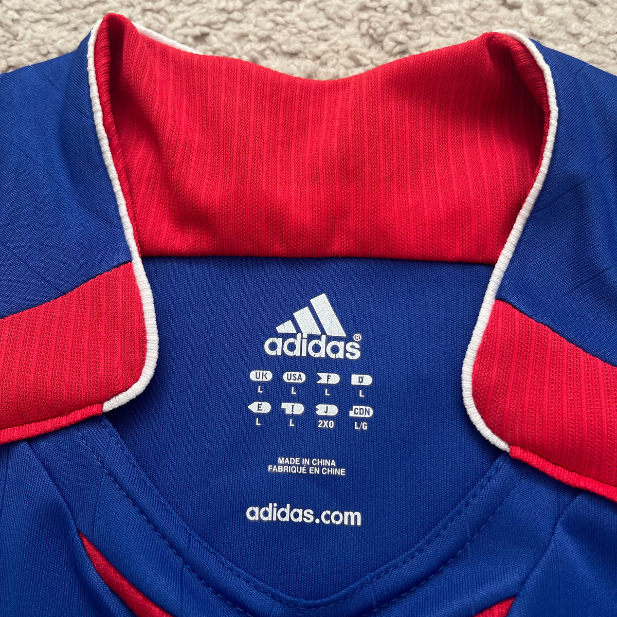 France 2006 World Cup home x Zinedine Zidane #10 (L)