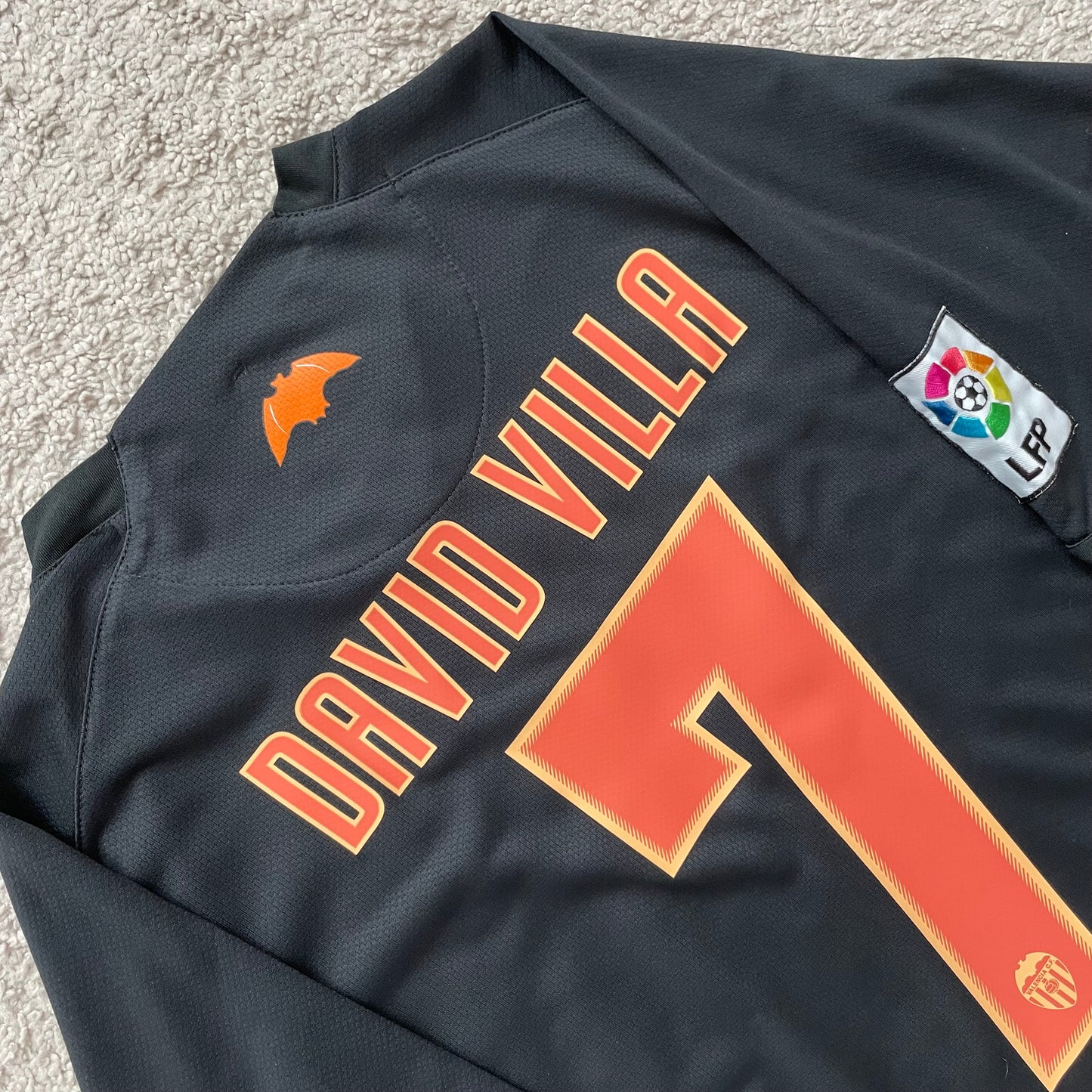 Valencia 2006/07 away x David Villa #7 (L)