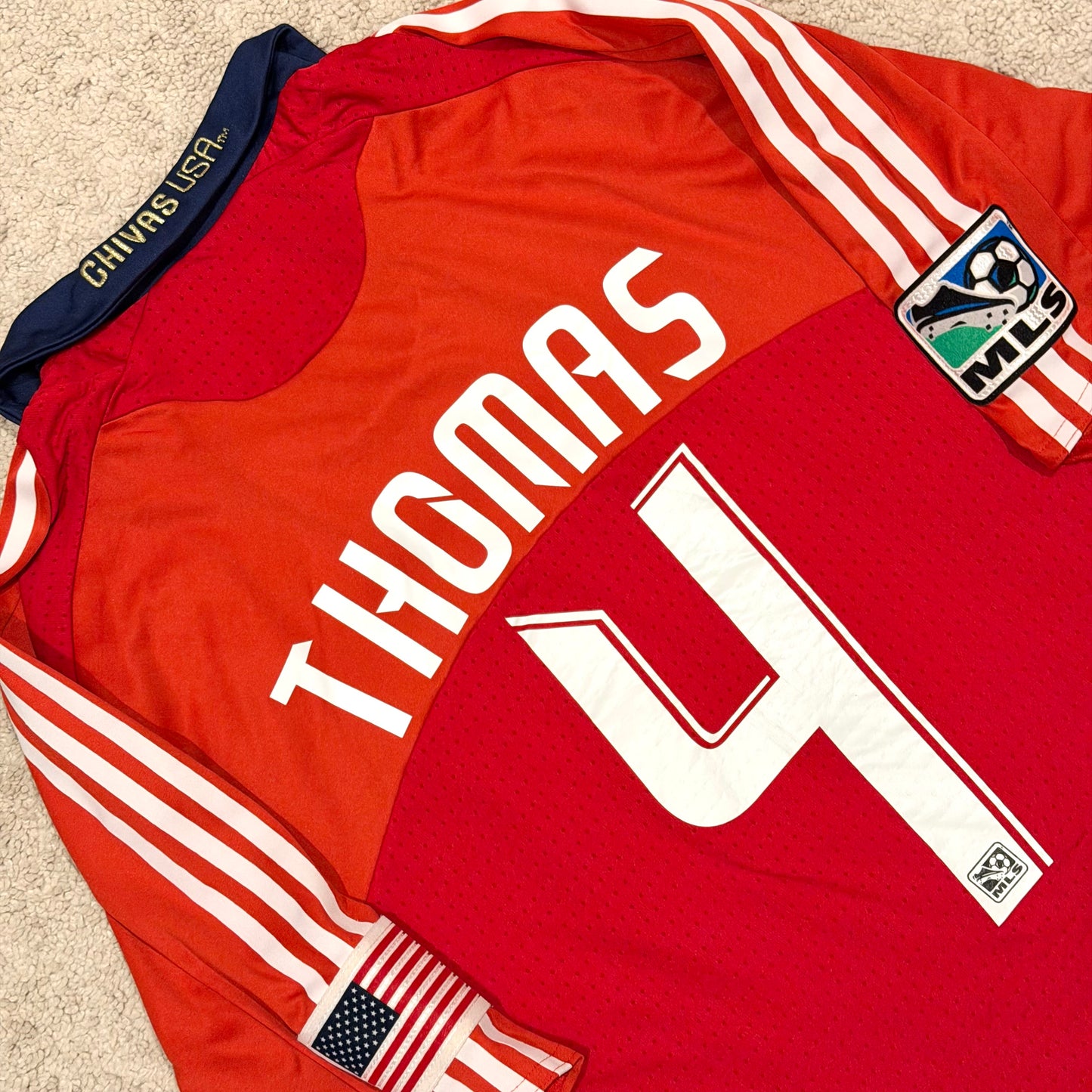 Chivas USA 2008/09 home PLAYER VERSION x Shavar Thomas #4 (XL)