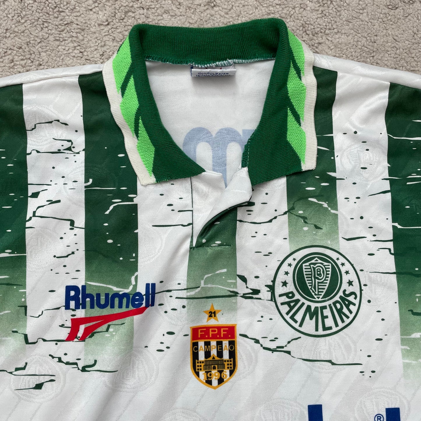 Palmeiras 1996 away x Djalminha #10 (S, runs BIG. Fits like a M, check measurements)