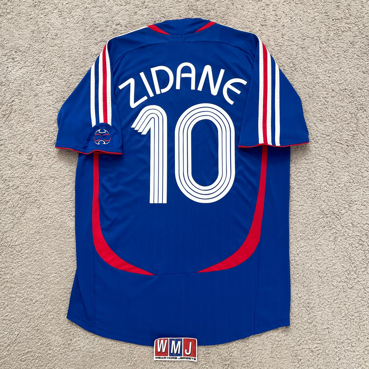 France 2006 World Cup home x Zinedine Zidane #10 (M)