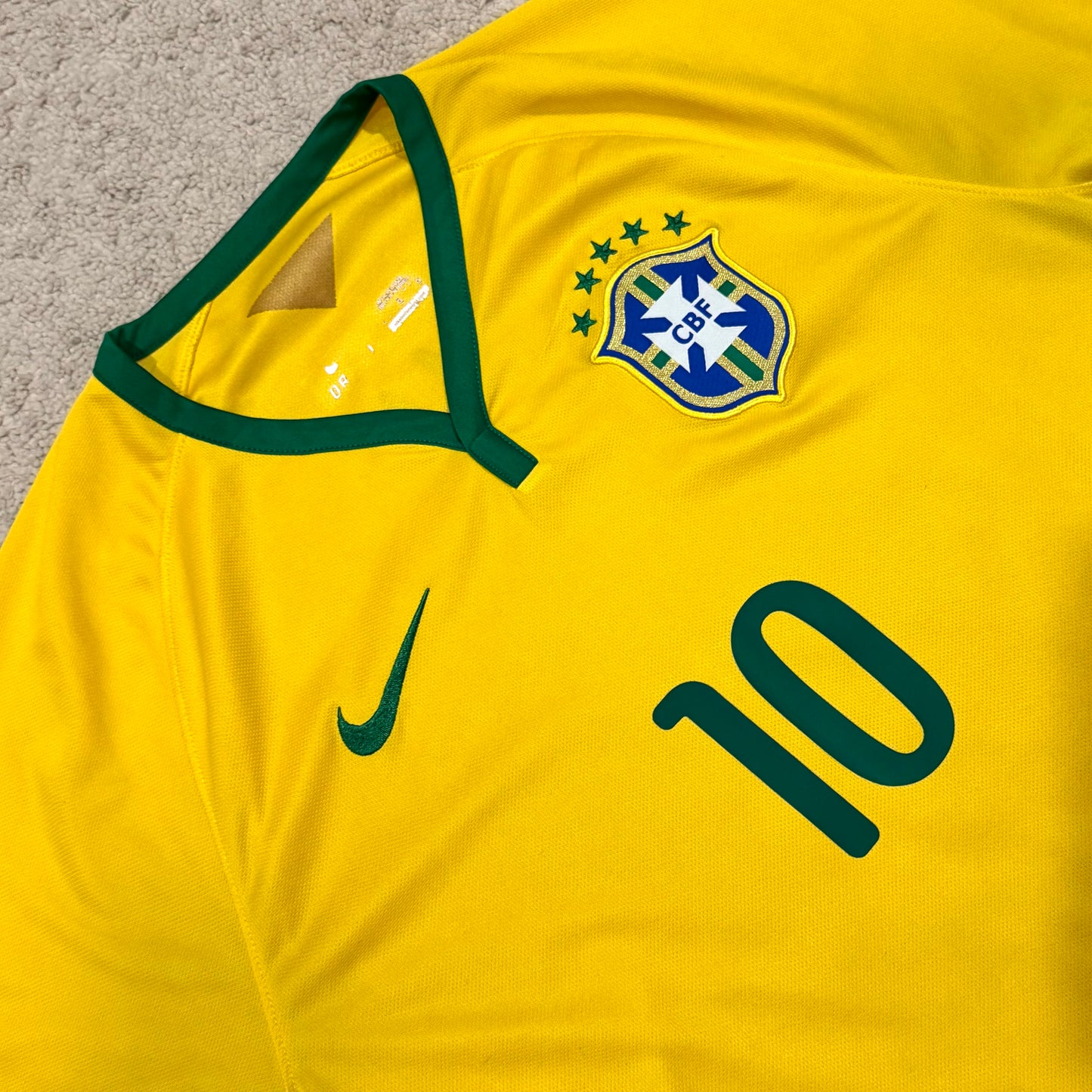 Brazil 2014 World Cup home x Neymar Jr #10 (L)