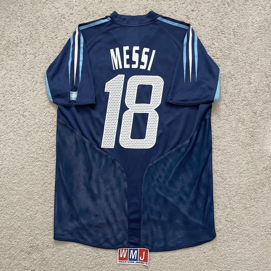 Argentina 2004/05 away x Messi #18 (M)