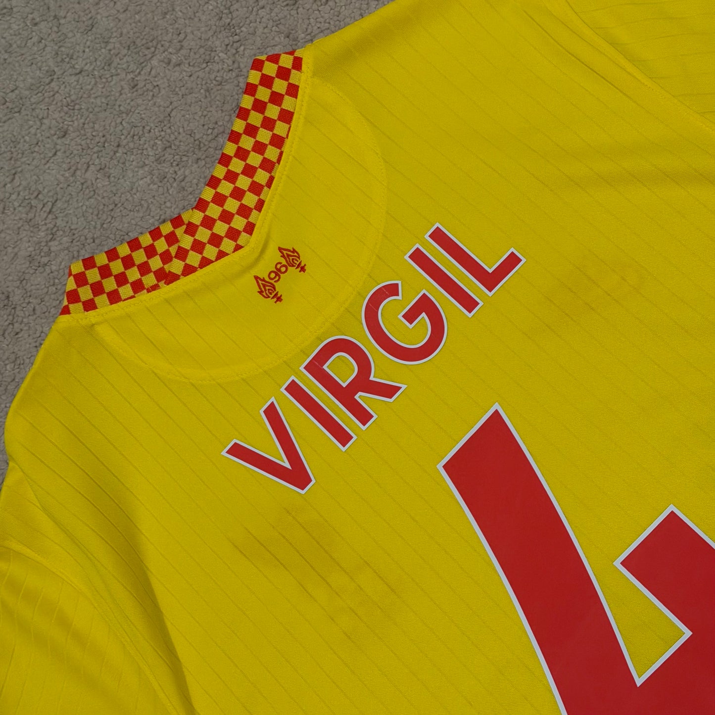 Liverpool 2021/22 third x Virgil Van Dijk #4 (L)