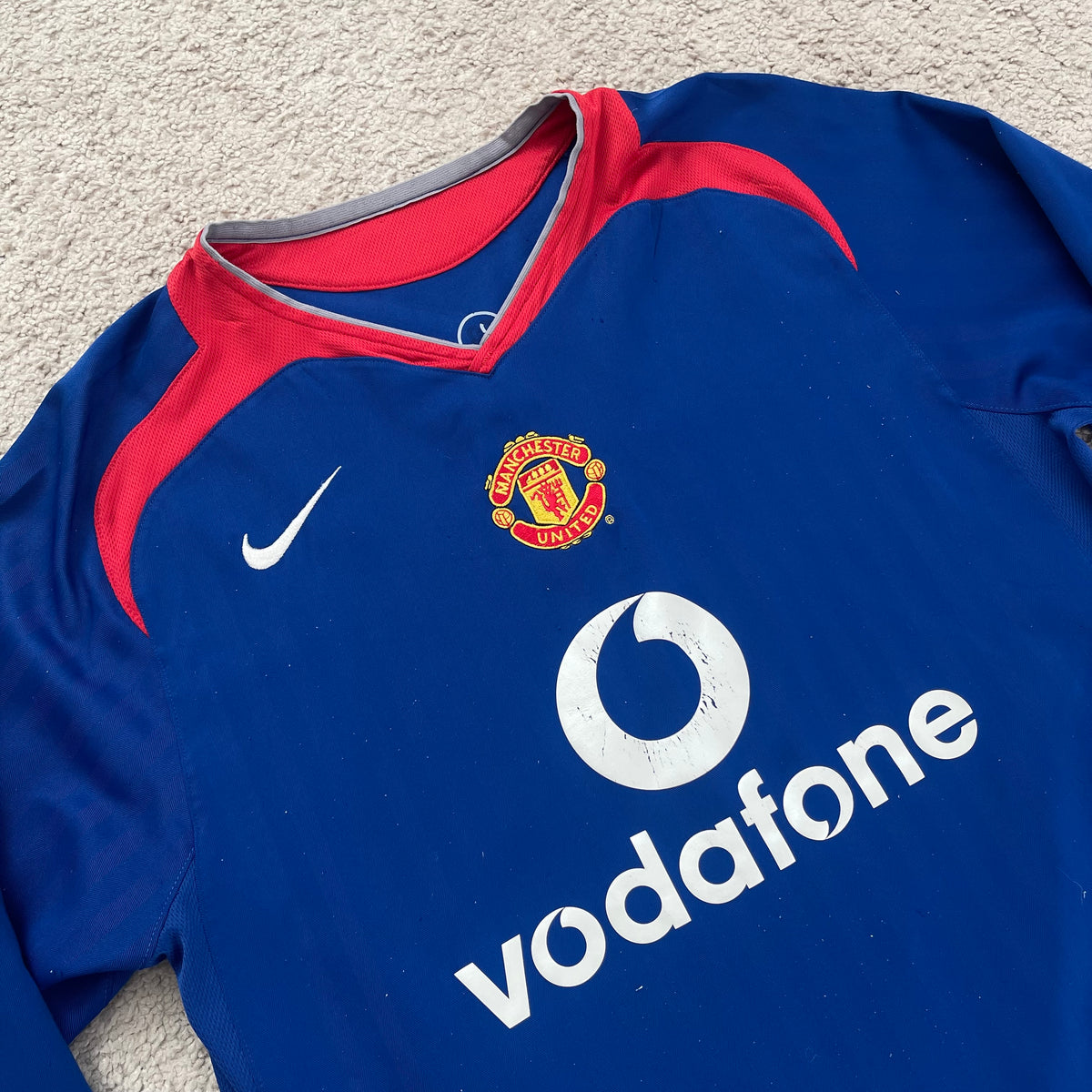 Manchester United 2005/06 away LONG SLEEVES x Cristiano Ronaldo #7 (M) *has some flaws