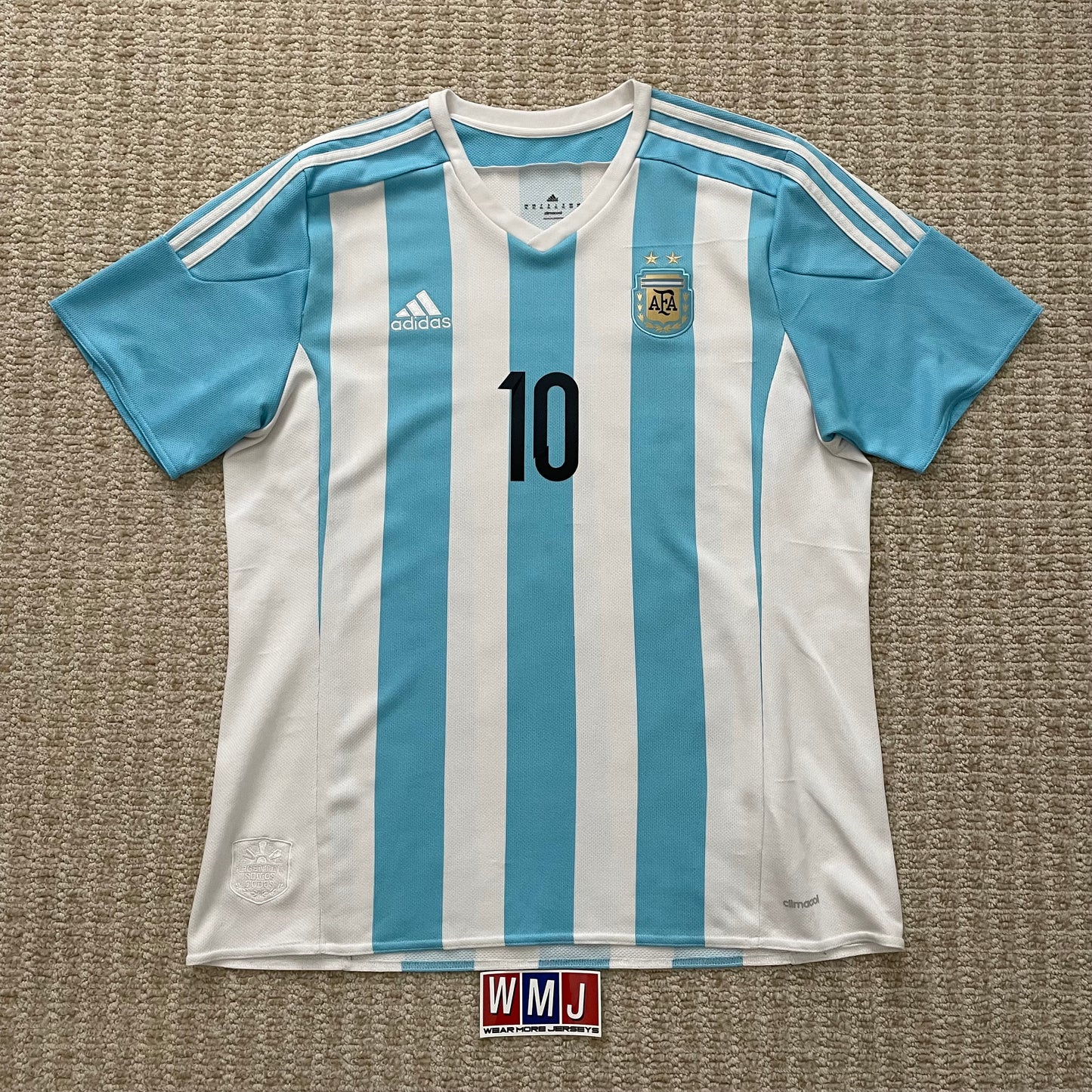 Argentina 2015 Copa America home x Messi #10 (XL)