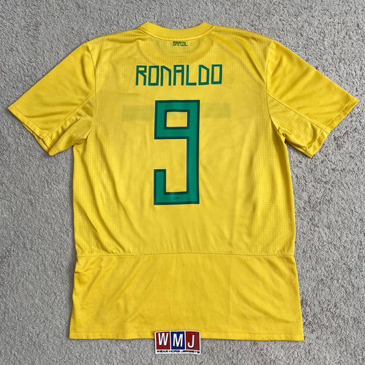 Brazil 2011 home x Ronaldo Nazario FAREWELL #9 (M)