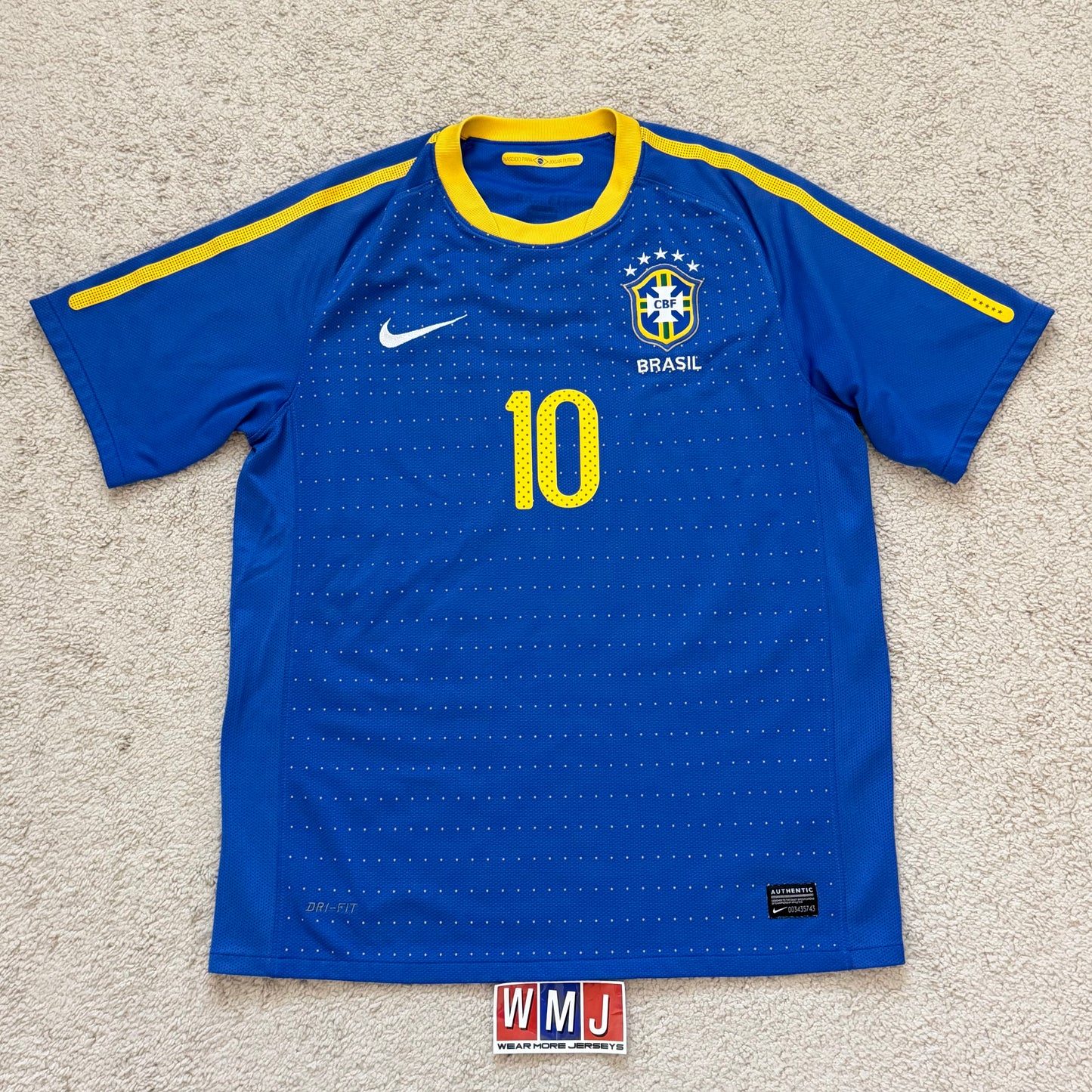 Brazil 2010 World Cup away x Ricardo Kaká #10 (M)