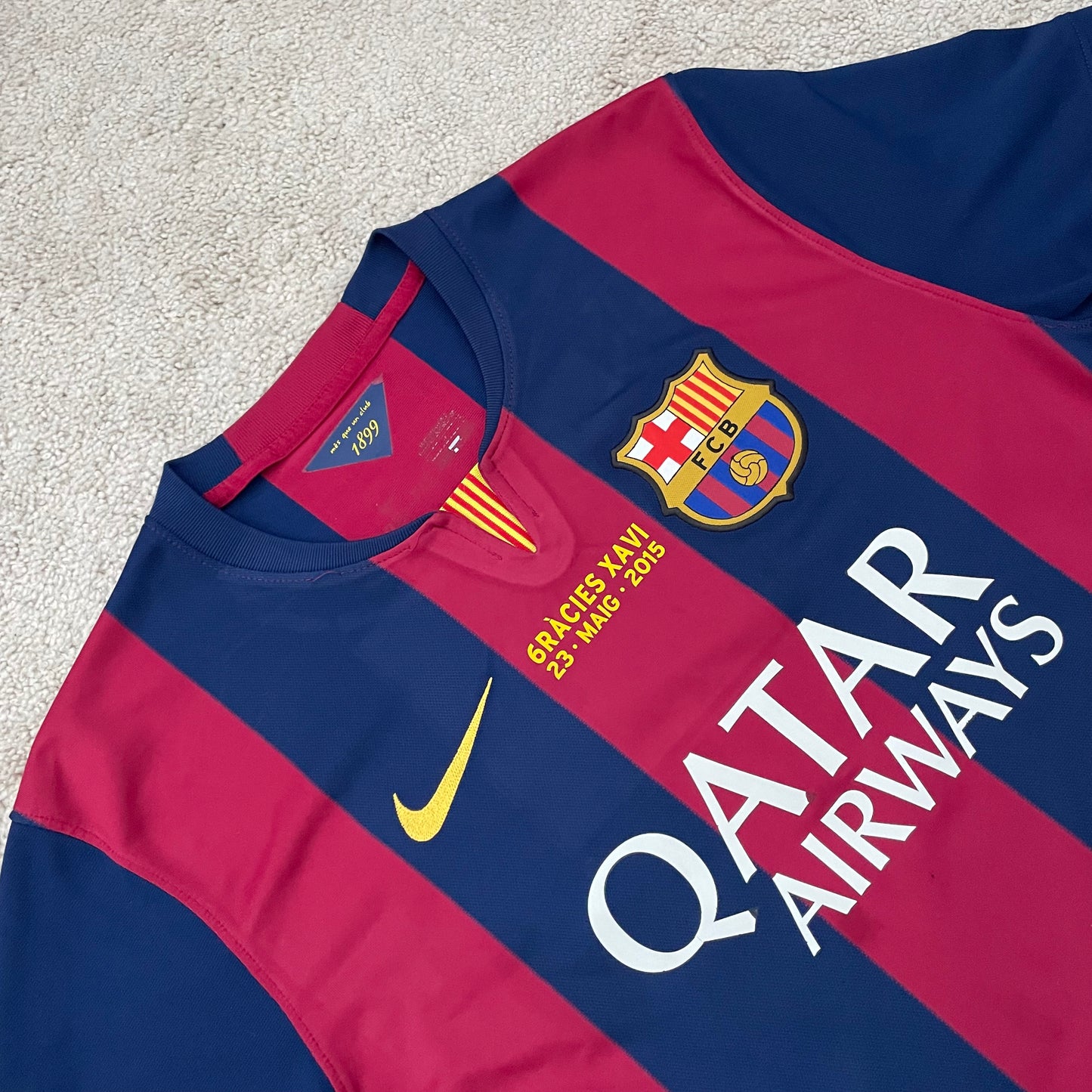 Barcelona 2014/15 home x Xavi FAREWELL EDITION #6 (L)