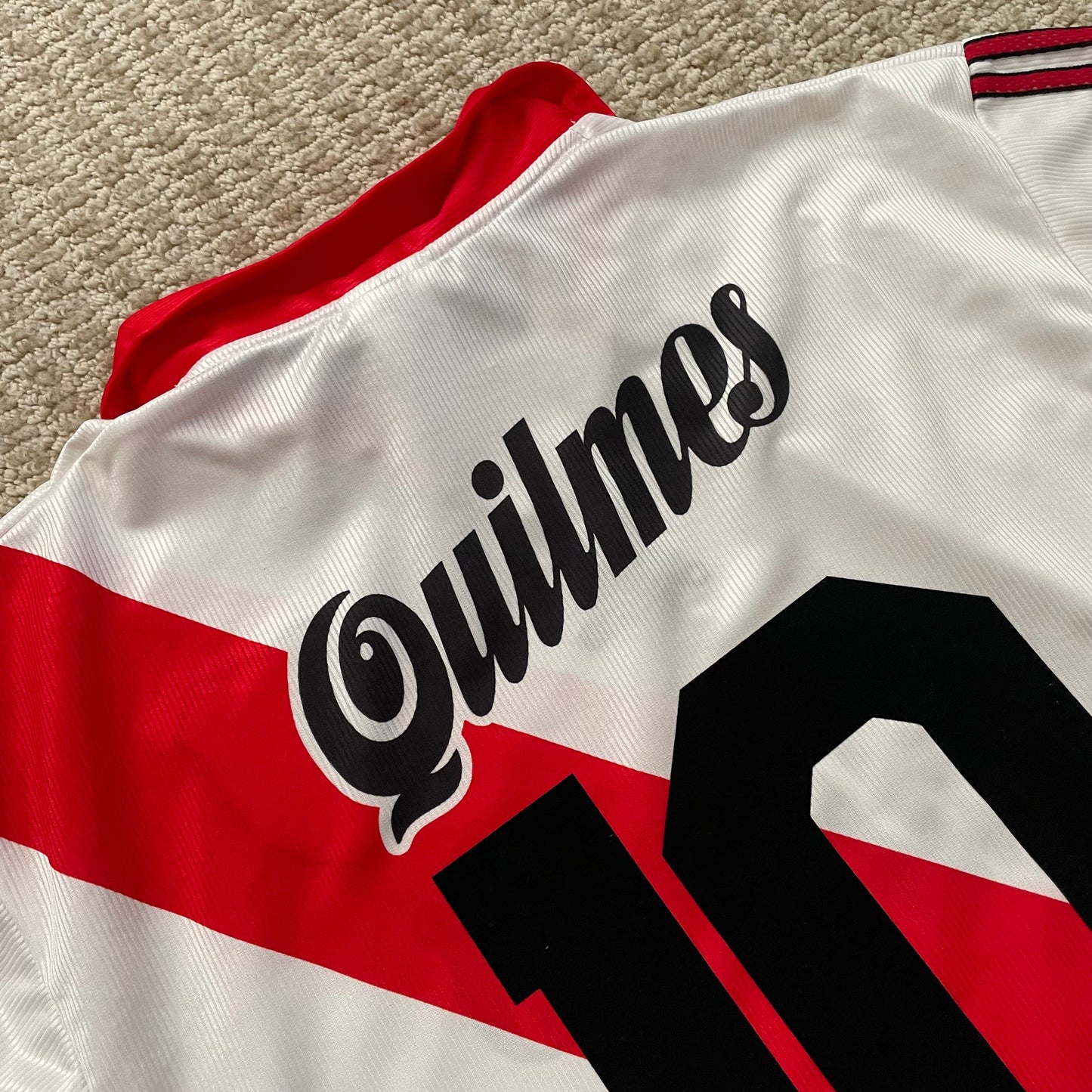 River Plate 1998/1999/2000 home x Aimar/Gallardo #10 (L)