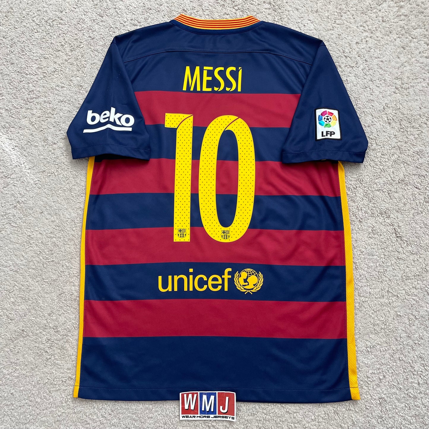Barcelona 2015/16 home x Messi #10 (M)