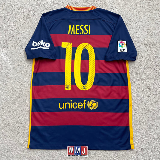 Barcelona 2015/16 home x Messi #10 (M)