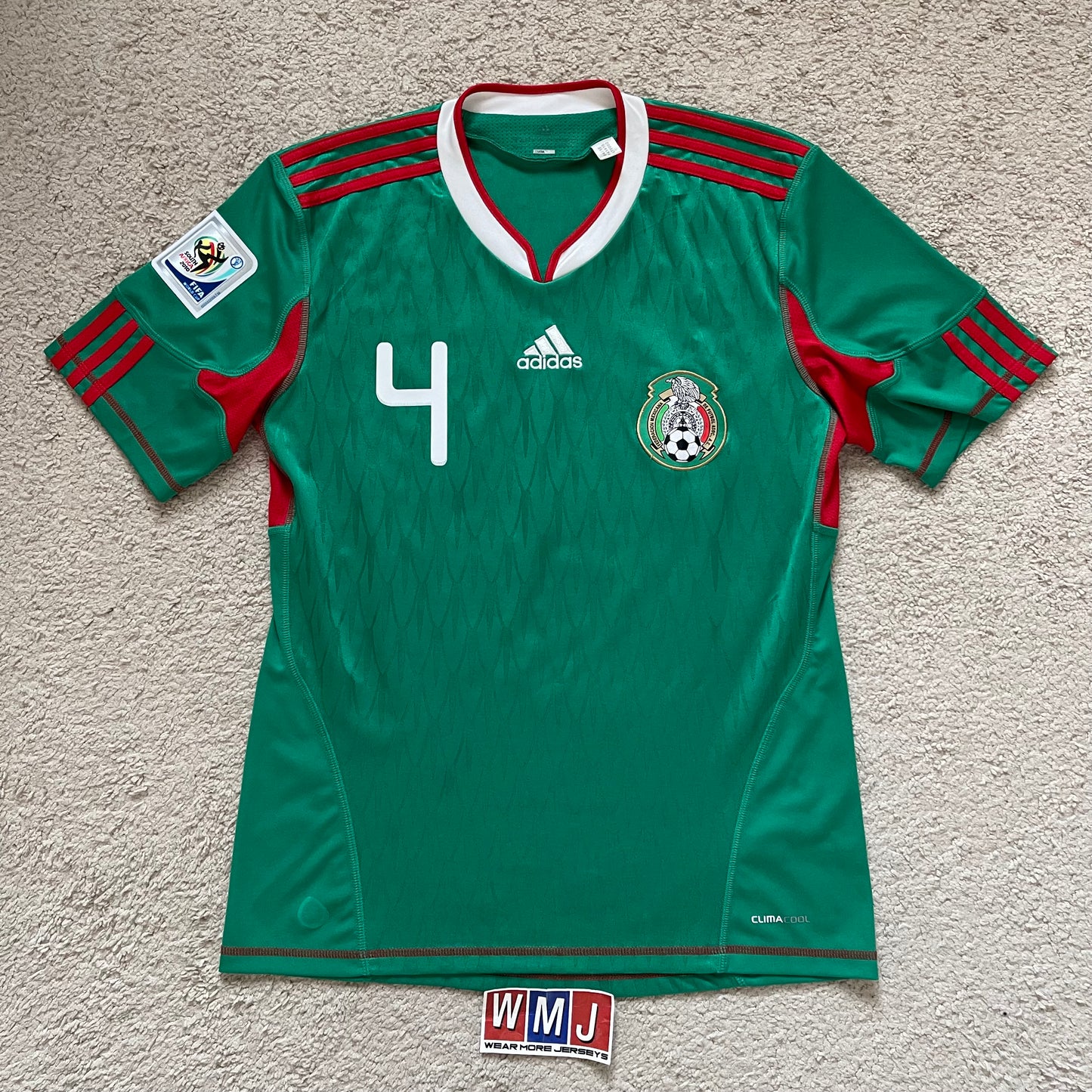 Mexico 2010 World Cup home x Rafa Marquez #4 (S)