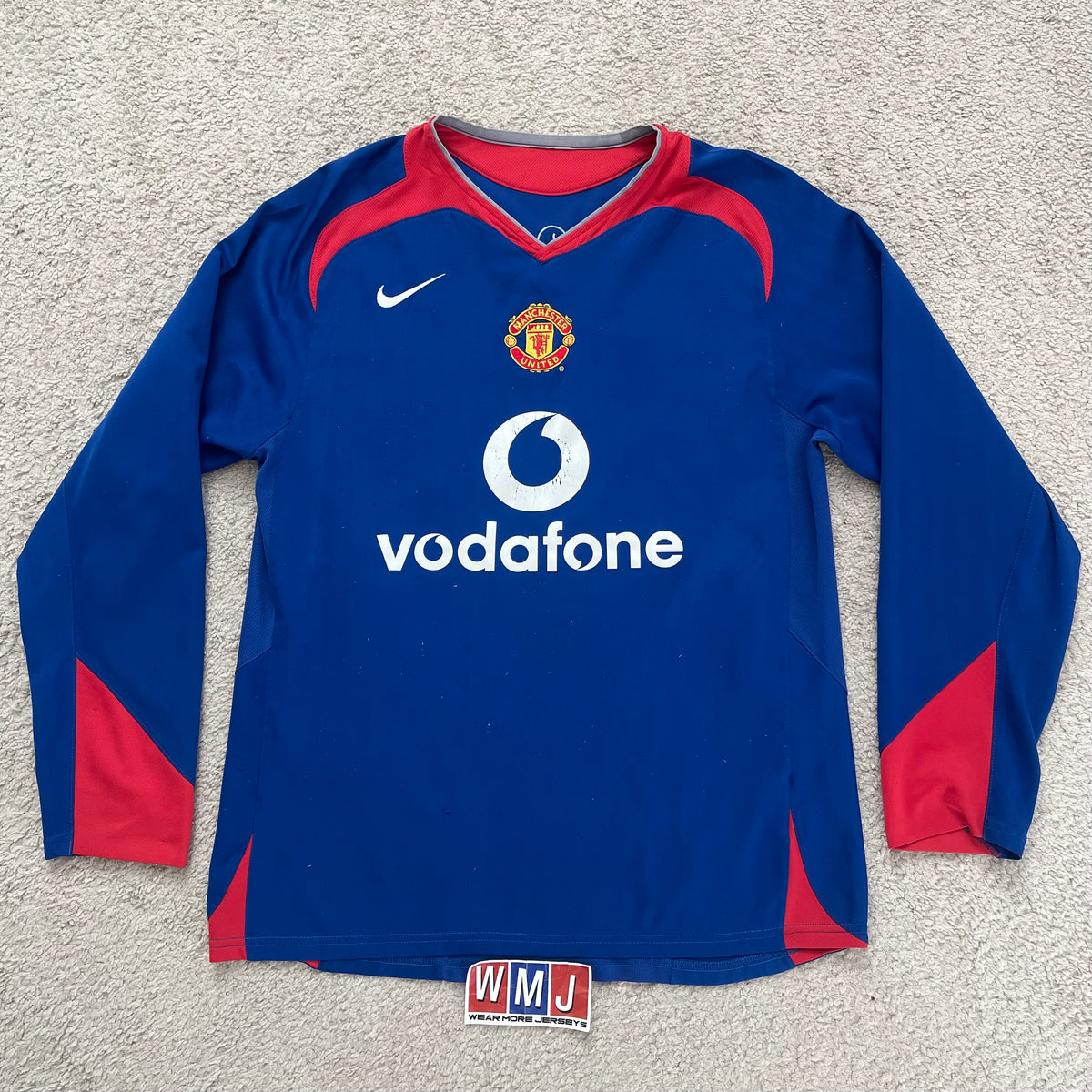 Manchester United 2005/06 away LONG SLEEVES x Cristiano Ronaldo #7 (M) *has some flaws