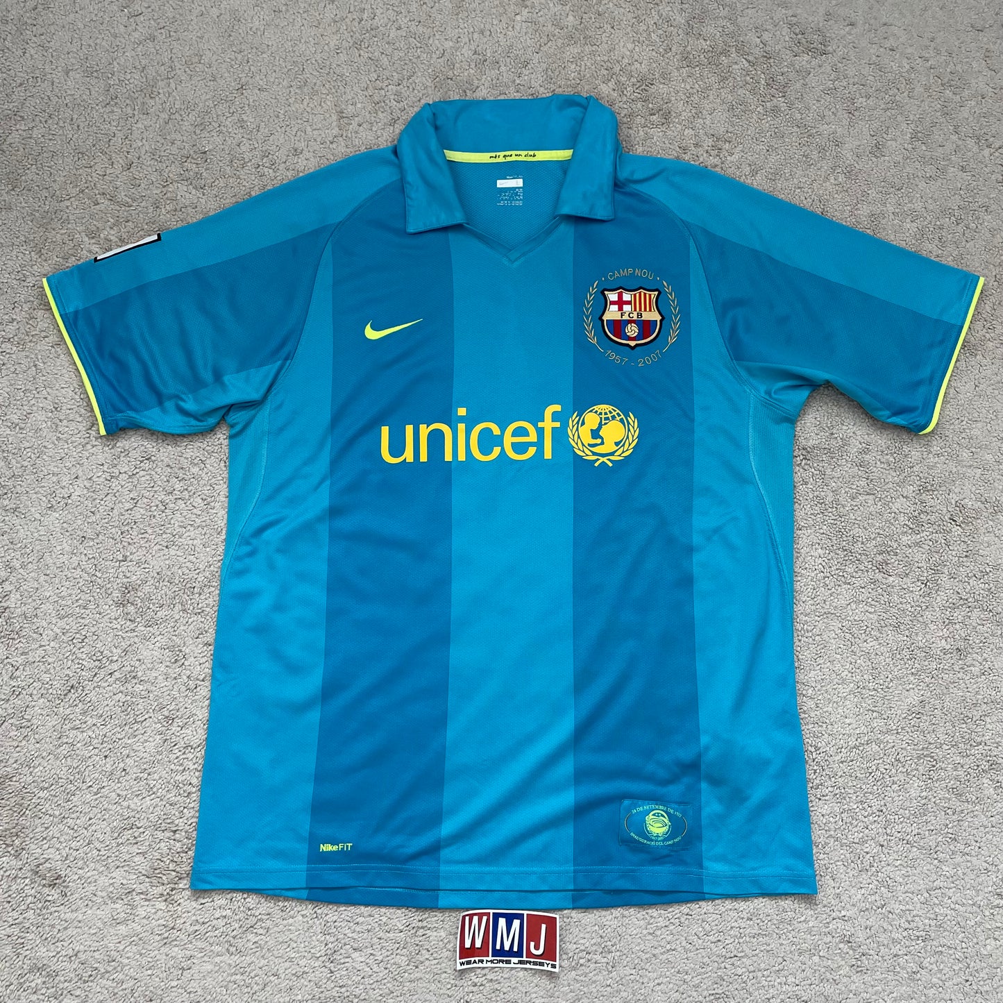 Barcelona 2007/08 away x Ronaldinho #10 (L)