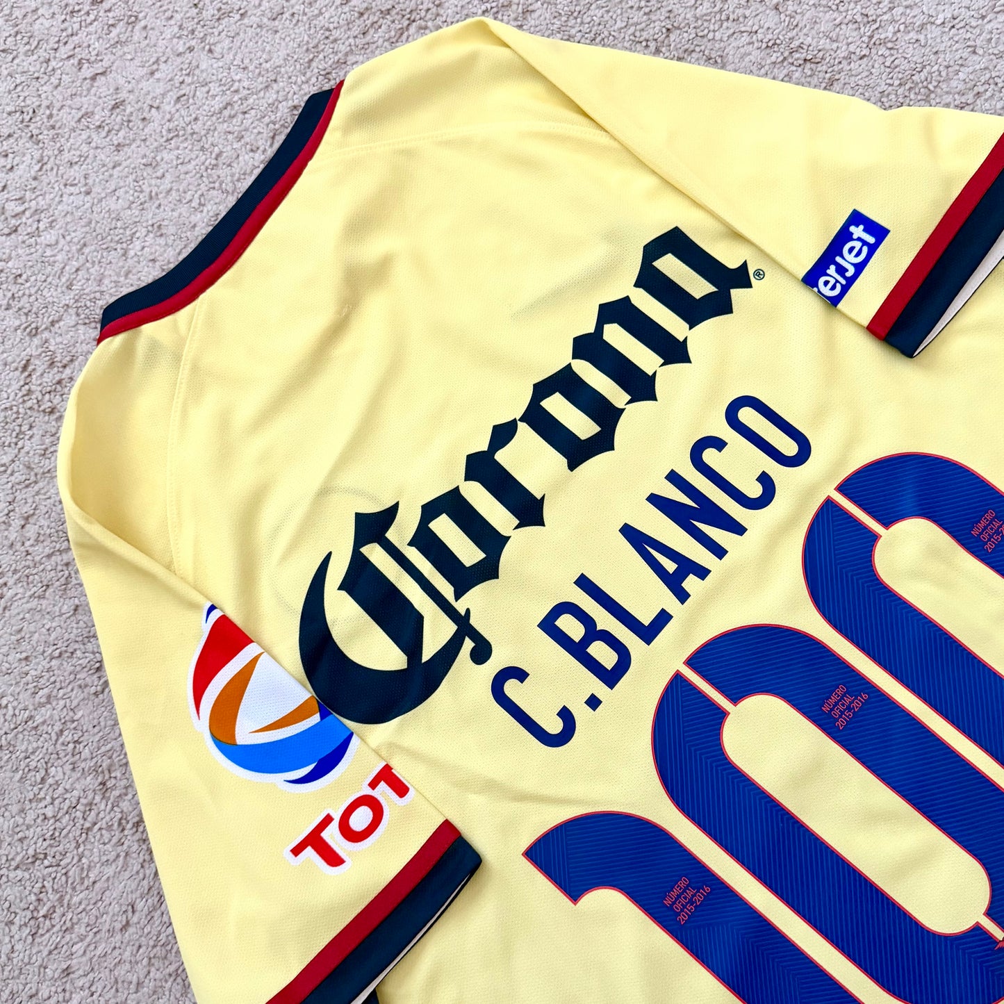 Club America 2015/16 home x Cuauhtémoc Blanco #100 (M)