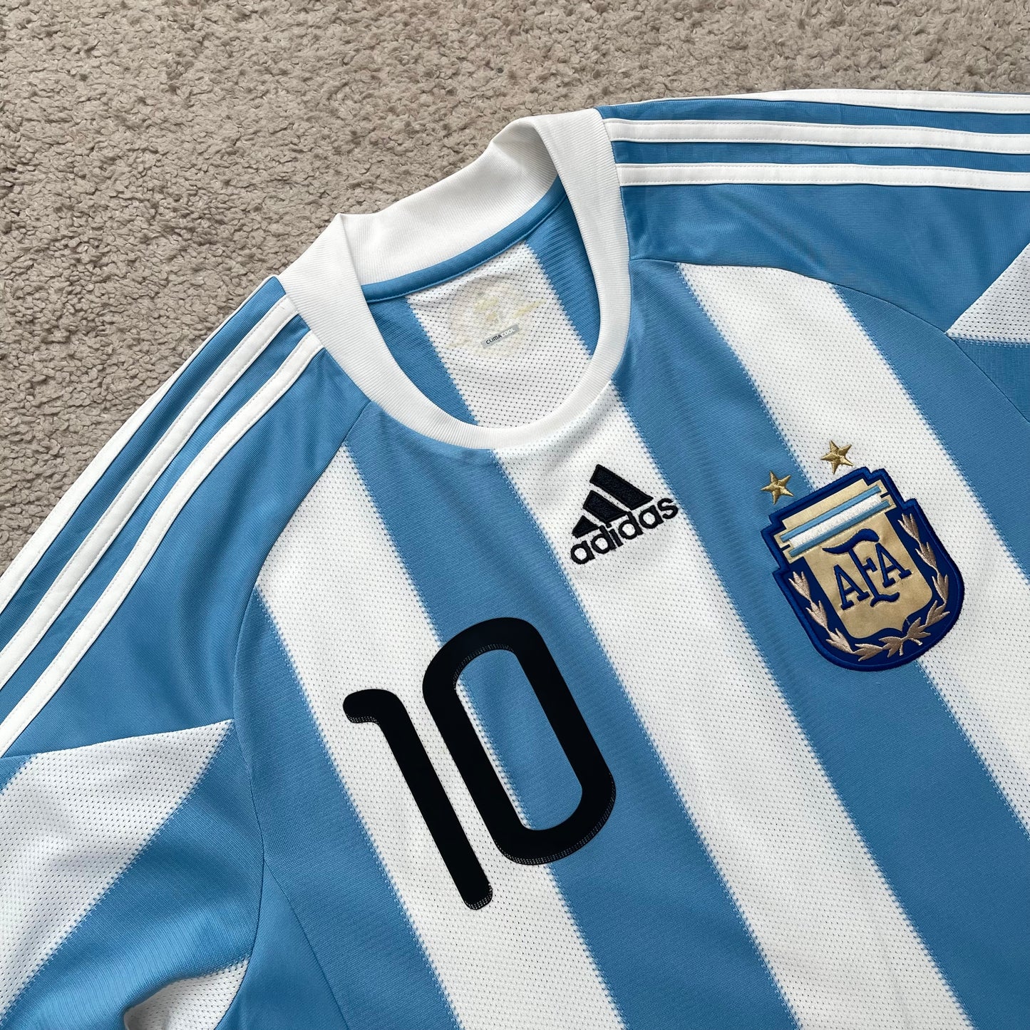 Argentina 2010 World Cup home x Messi #10 (M)