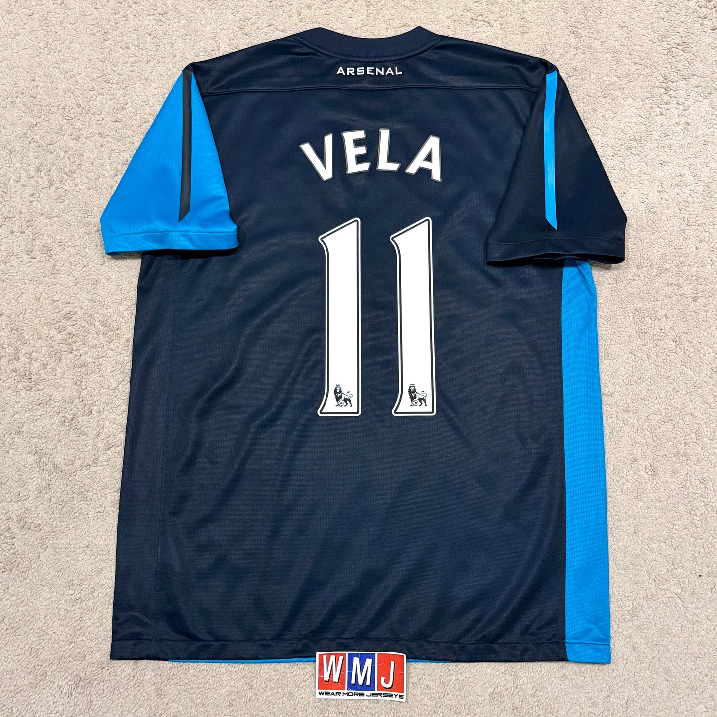 Arsenal 2011/12 away 125th ANNIVERSARY x Carlos Vela #11 (L)