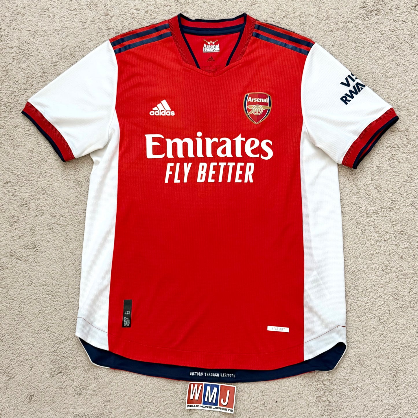 Arsenal 2021/22 home PLAYER VERSION x Bukayo Saka #7 (L)