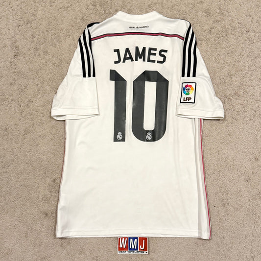 Real Madrid 2014/15 home x James Rodriguez #10 (M)