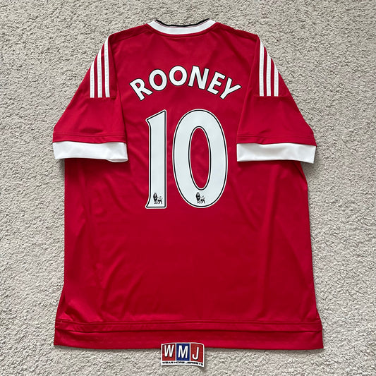 Manchester United 2015/16 home x Wayne Rooney #10 (XL)