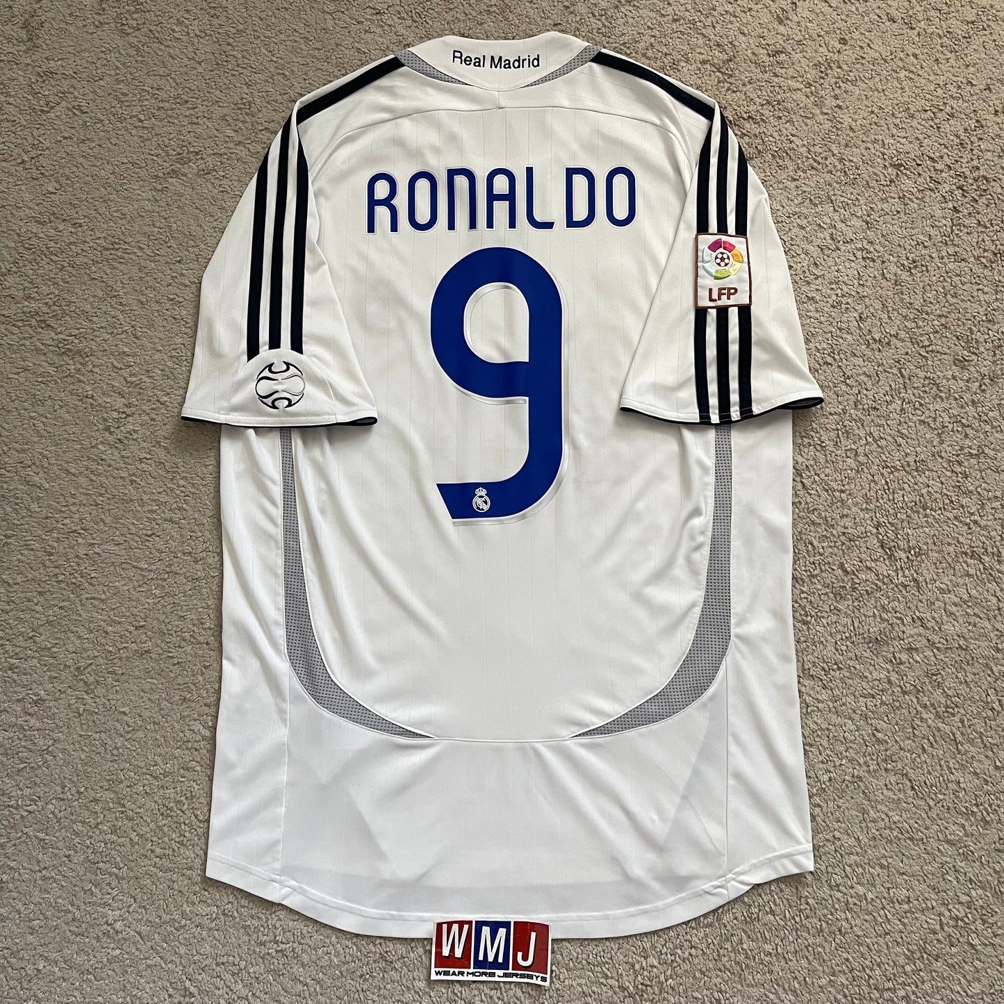 Real Madrid 2006/07 home x Ronaldo Nazario #9 (M)