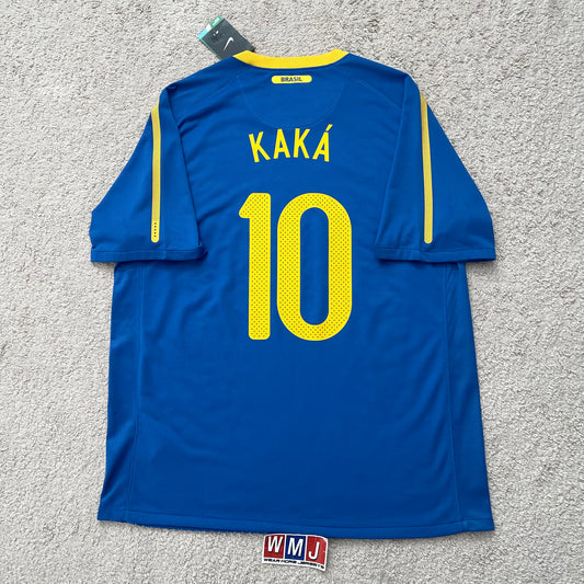 Brazil 2010 World Cup away x Ricardo Kaká #10 (XL) *BRAND NEW WITH TAGS