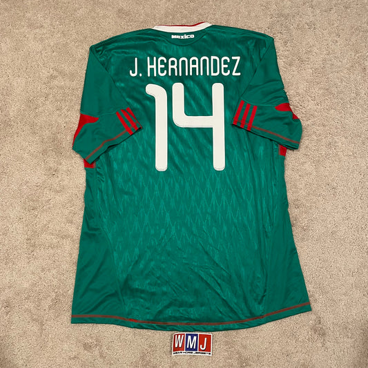 Mexico 2010 World Cup home x Chicharito Hernandez #14 (XL)