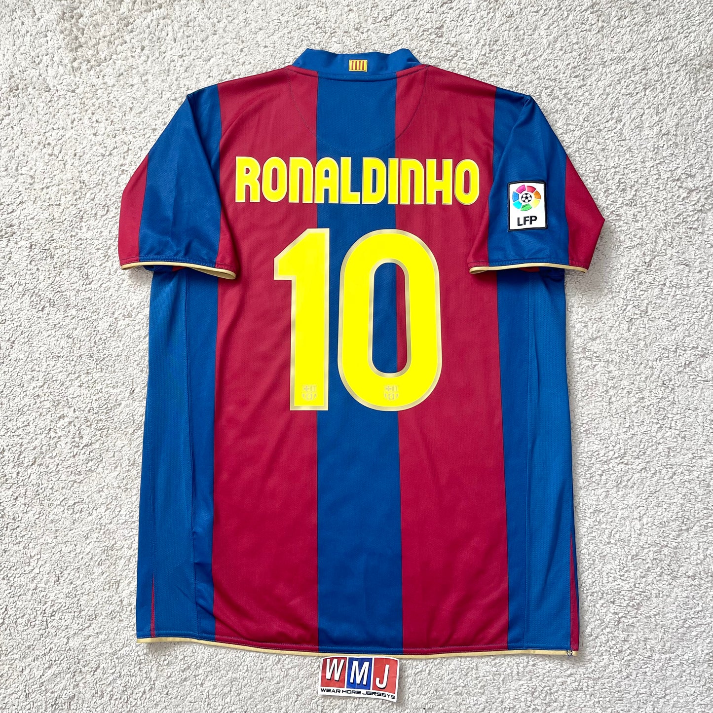 Barcelona 2007/08 home x Ronaldinho #10 (L)