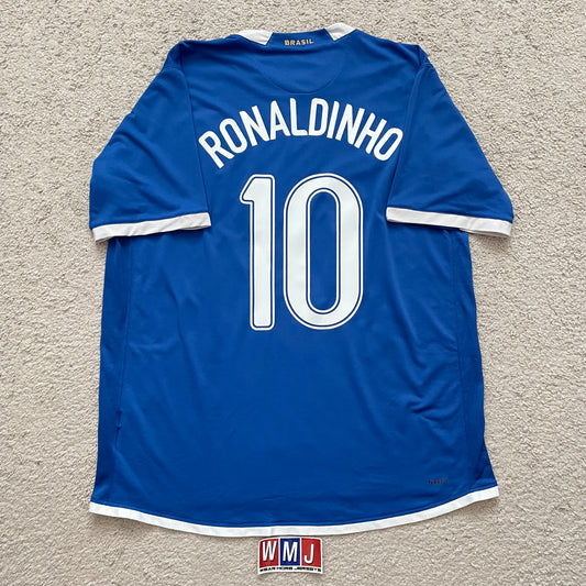 Brazil 2006 World Cup away x Ronaldinho #10 (XL)