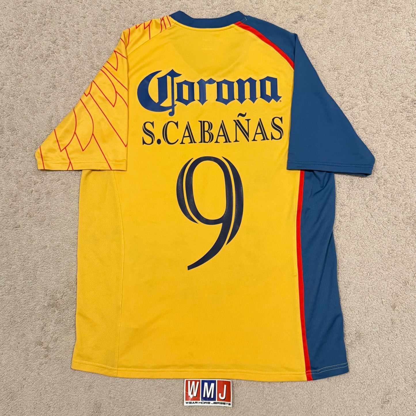 Club America 2007/08 home x Salvador Cabañas #9 (L)