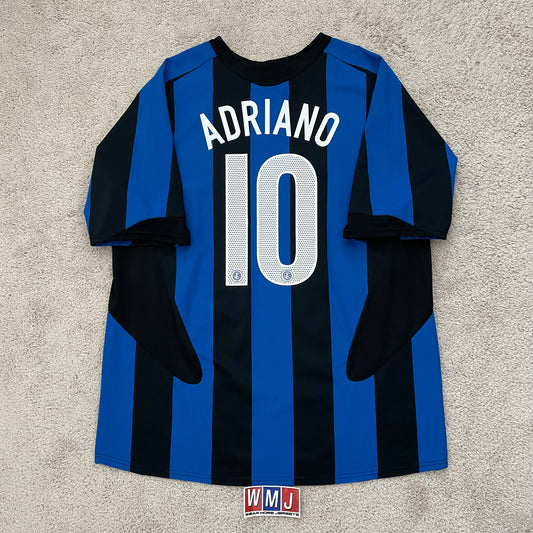 Inter 2005/06 home x Adriano #10 (XL)