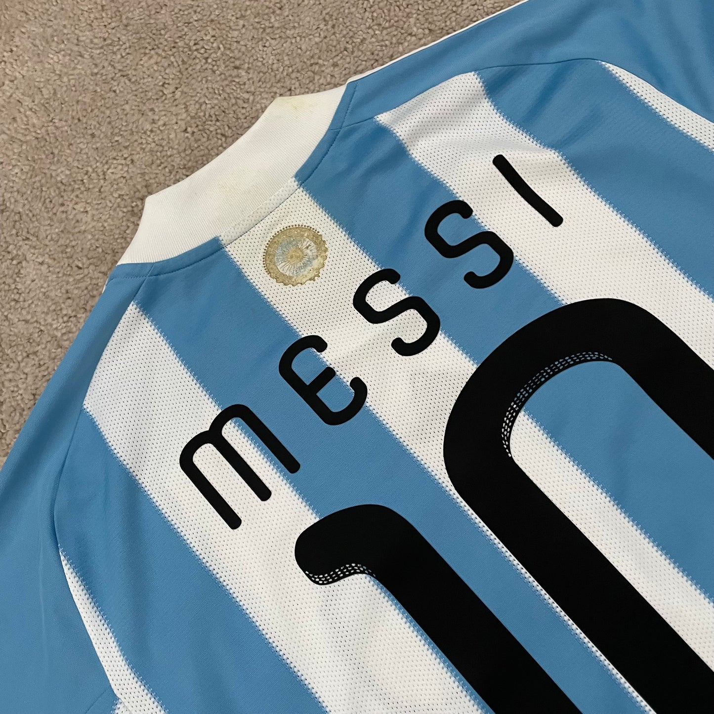 Argentina 2010 World Cup home x Messi #10 (L)