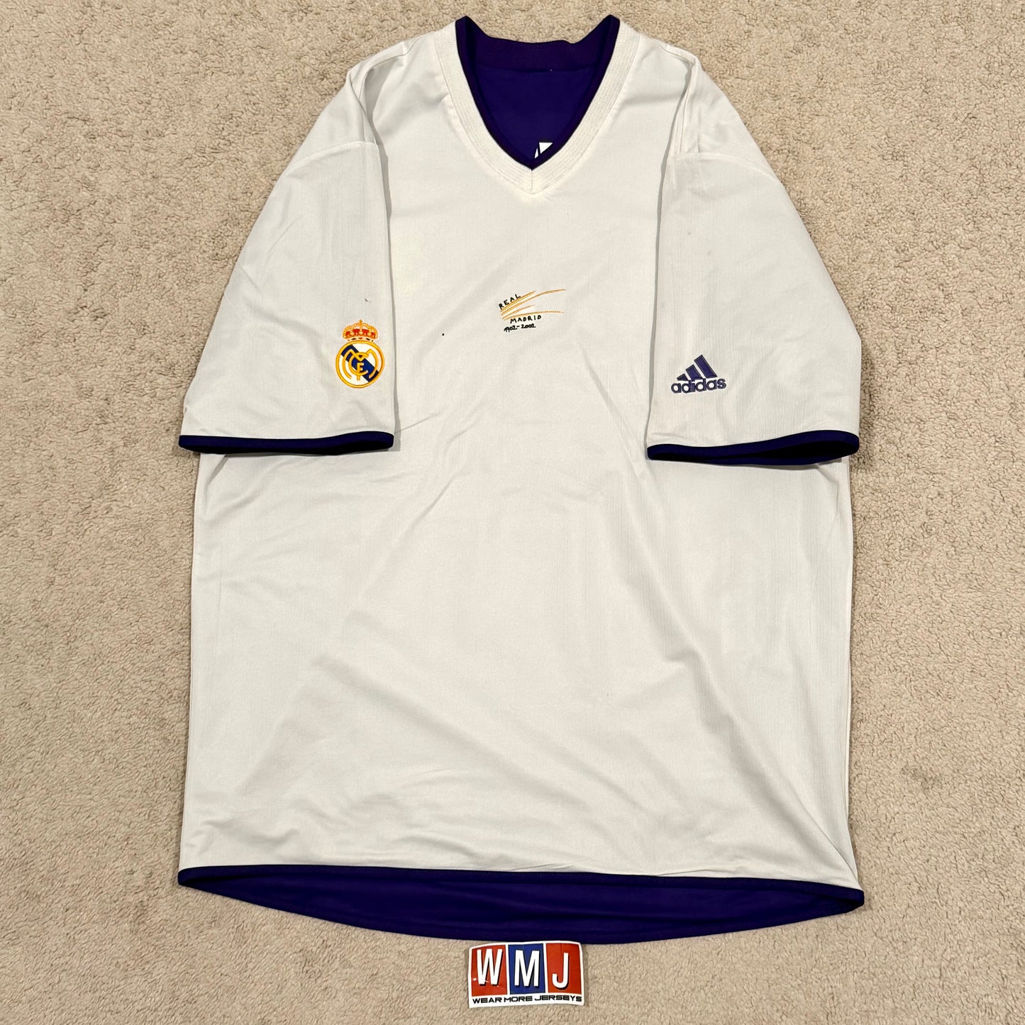 Real Madrid 2002/03 third 100th Anniversary REVERSIBLE x Zinedine Zidane #5 (XL)