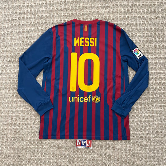 Barcelona 2011/12 home LONG SLEEVES x Messi #10 (L)