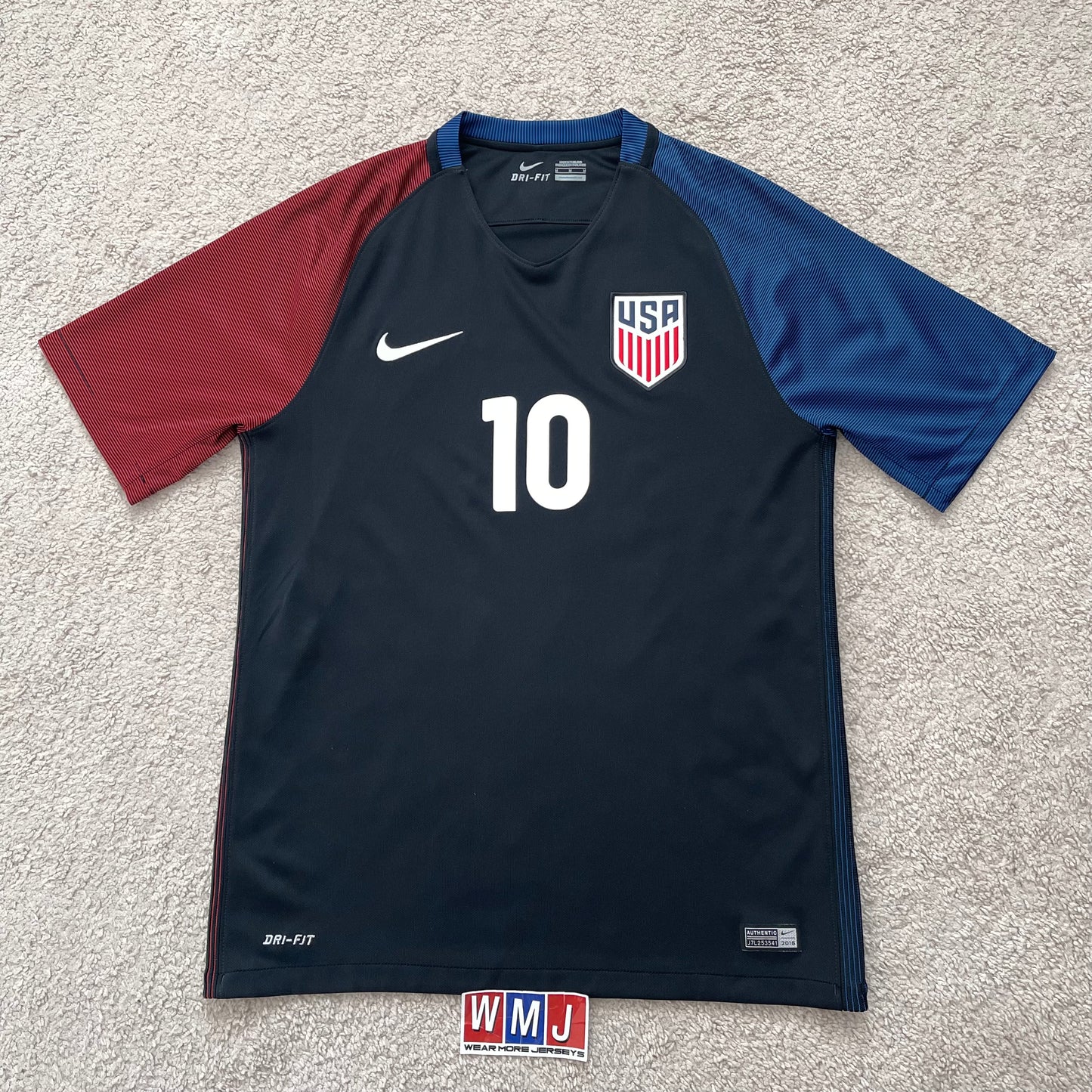 USA 2016/17 away x Christian Pulisic #10 (M)