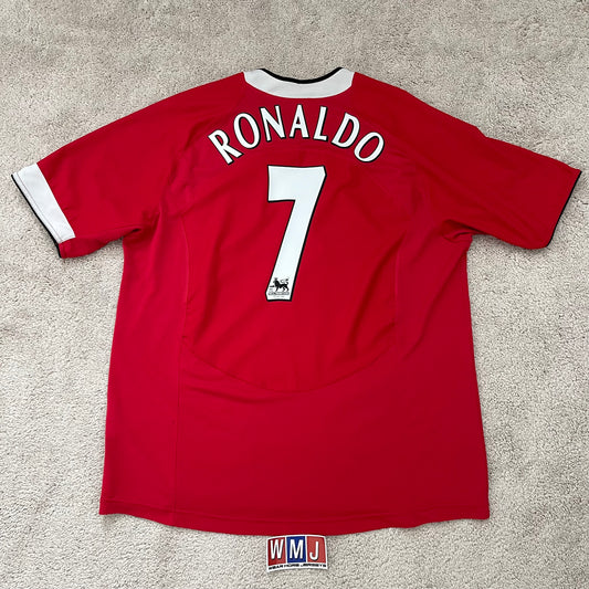 Manchester United 2004/2005/2006 home x Cristiano Ronaldo #7 (XL)