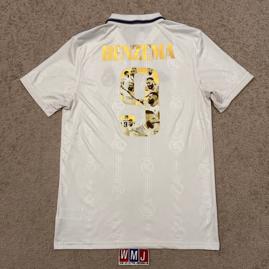 Real Madrid 2022/23 home SPECIAL EDITION BALLON D'OR TRIBUTE x Karim Benzema #9 (L)