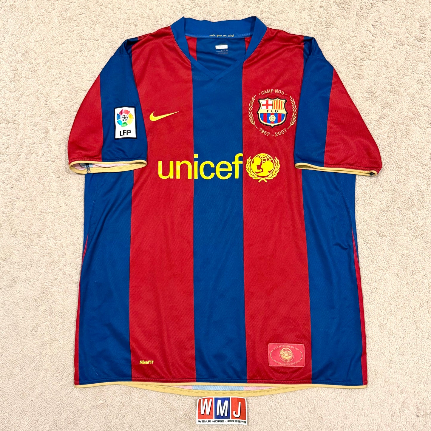 Barcelona 2007/08 home x Ronaldinho #10 (XL)