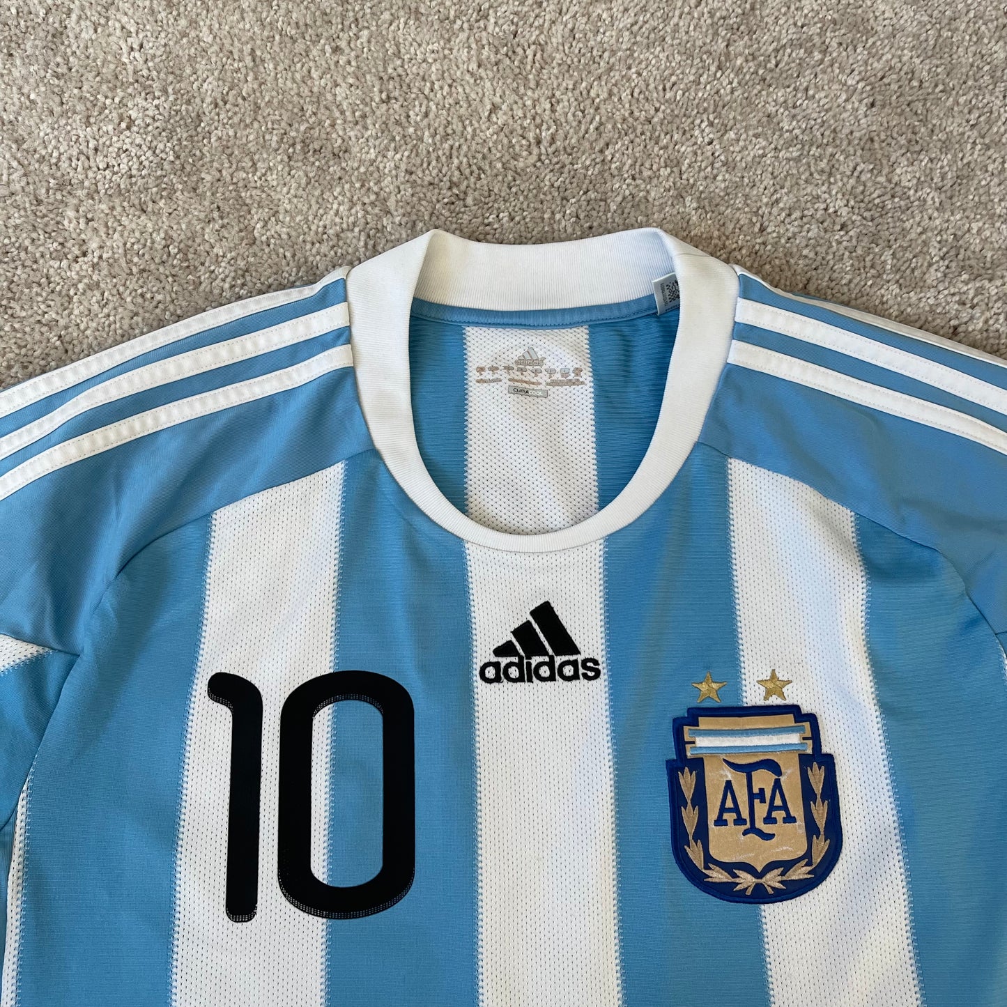 Argentina 2010 World Cup home x Messi #10 (L)