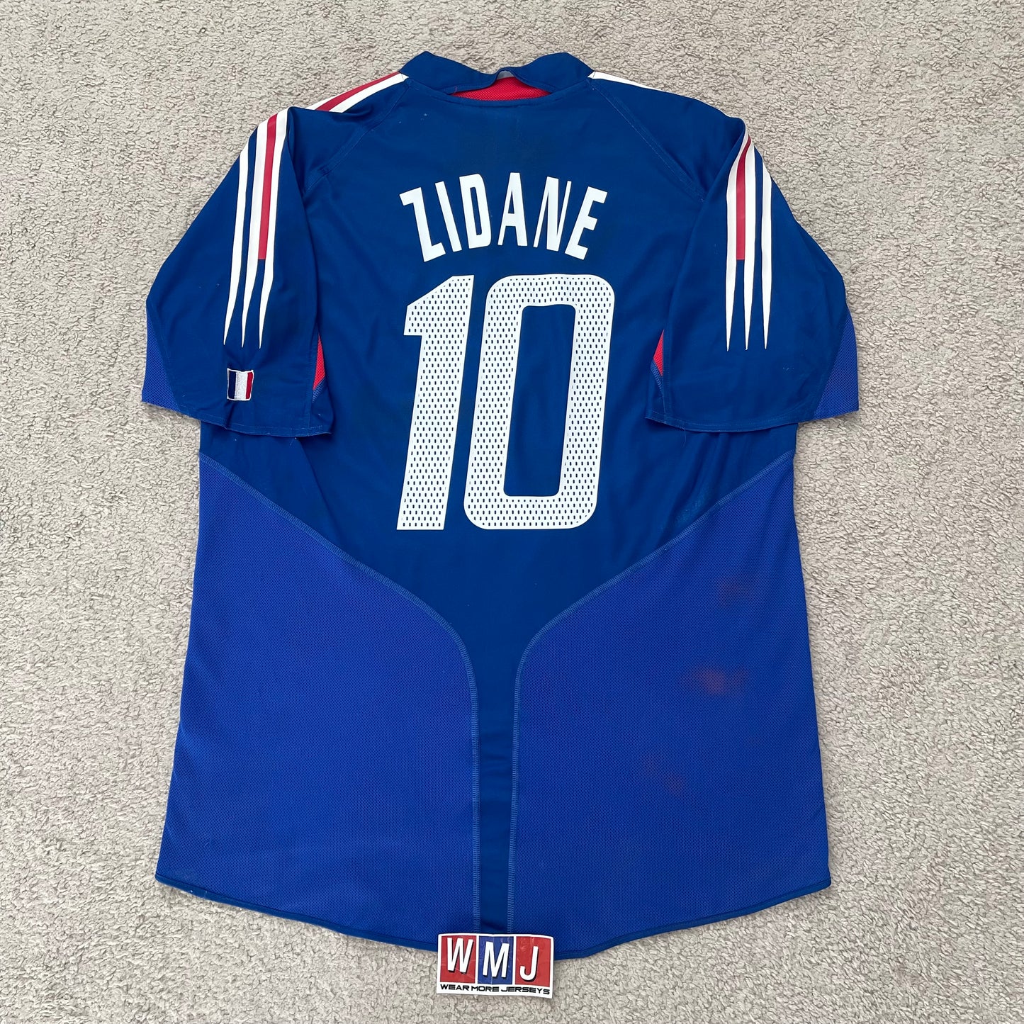 France 2004 EURO home x Zinedine Zidane #10 (XL)