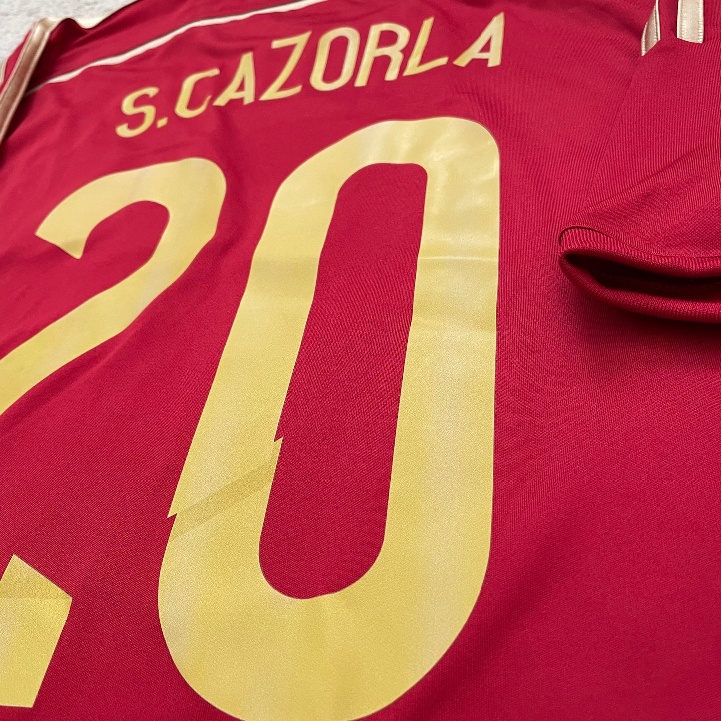 Spain 2014 World Cup home x Santi Cazorla #20 (L)