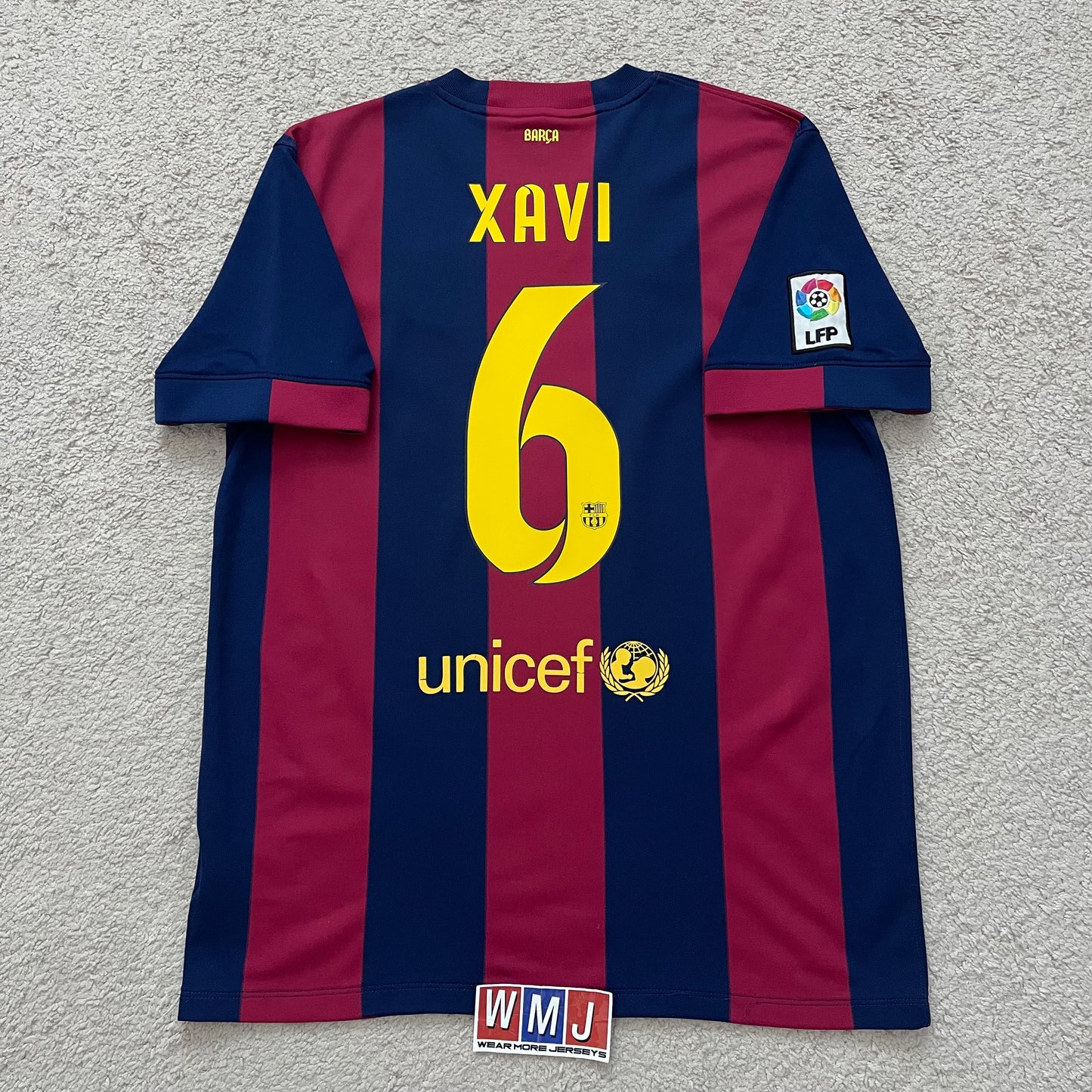 Barcelona 2014/15 home x Xavi FAREWELL EDITION #6 (L)