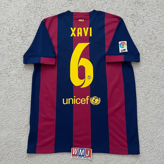 Barcelona 2014/15 home x Xavi FAREWELL EDITION #6 (L)