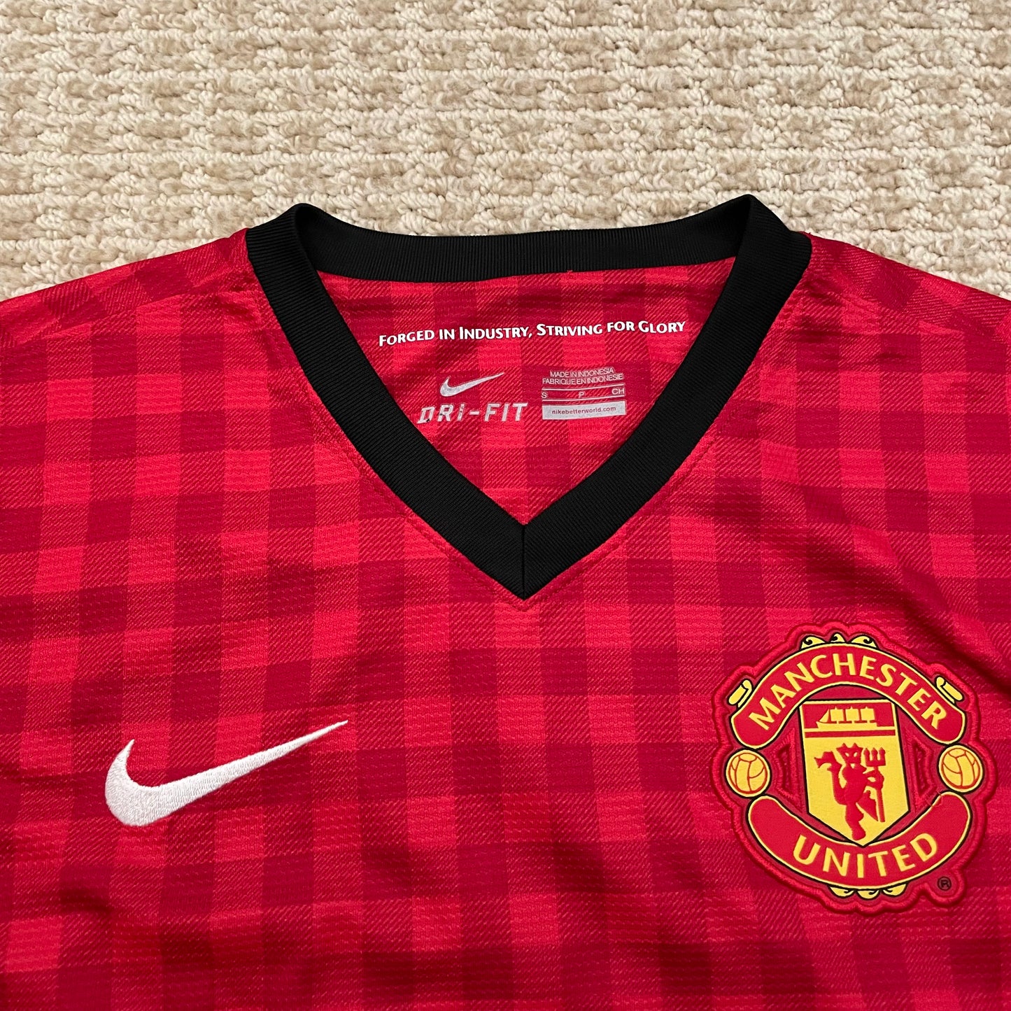 Manchester United 2012/13 home x Chicharito Hernandez #14 (S)