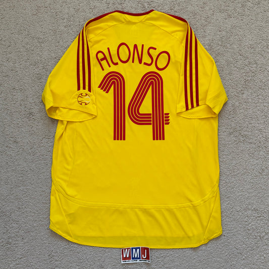 Liverpool 2006/07 away PLAYER VERSION x Xabi Alonso #14 (XL)